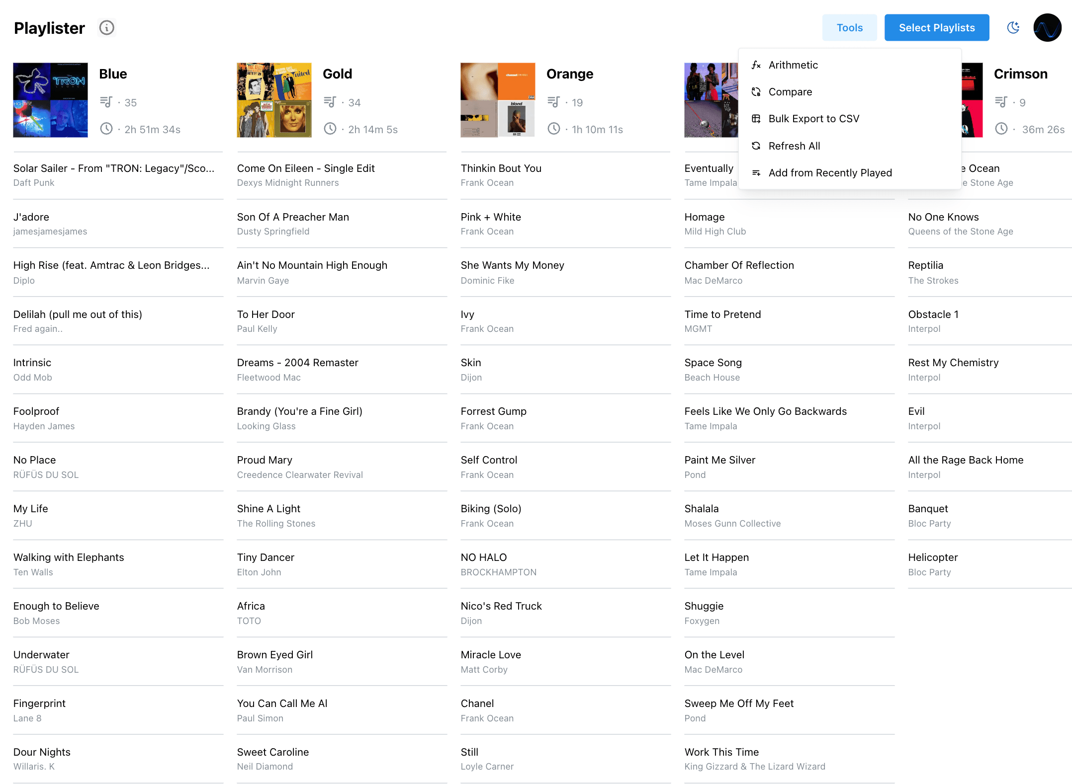 Spotify Playlist Toolbox