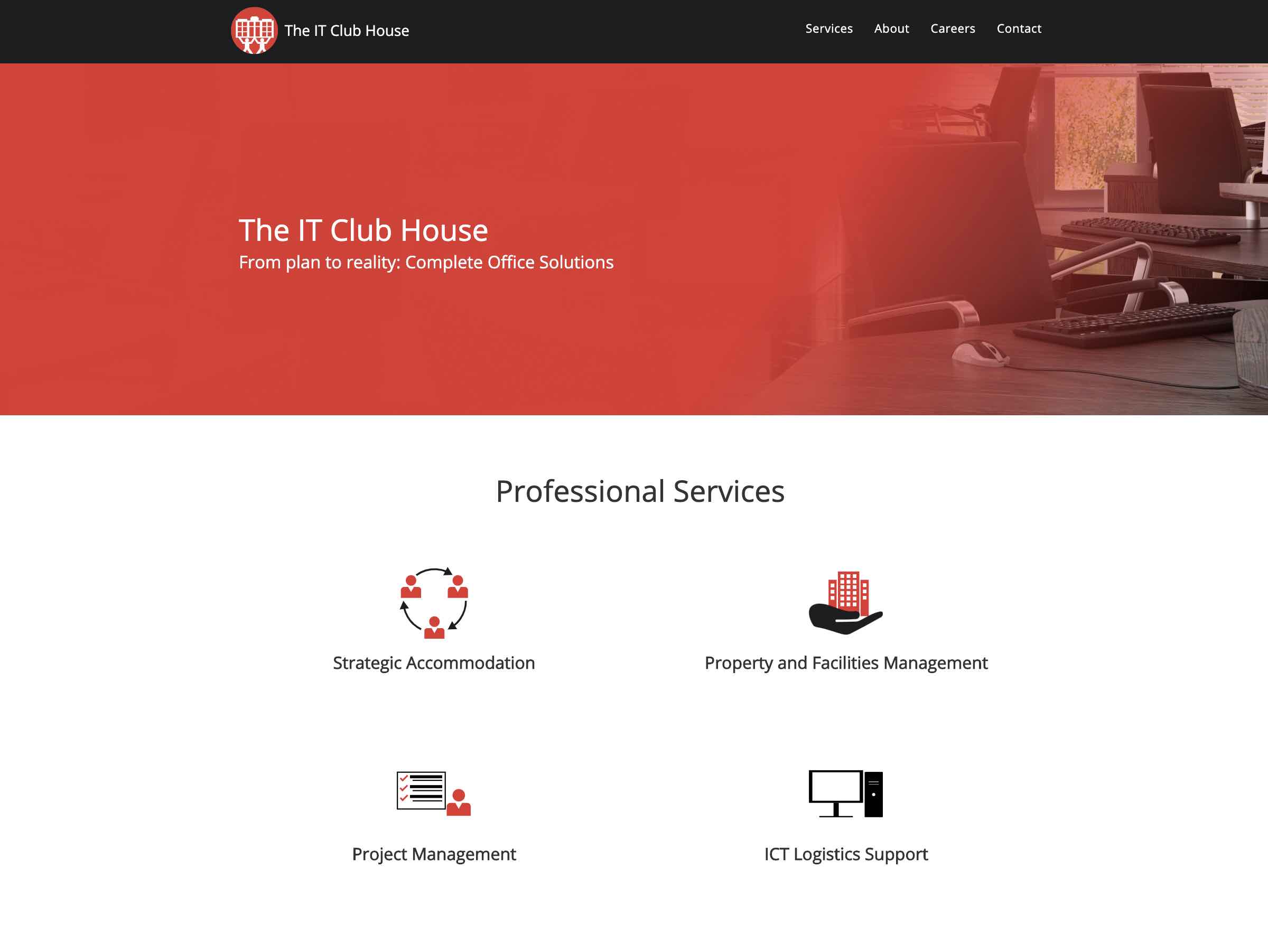 The IT Club House Website